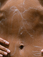 Almond + Vanilla Body Wash Body Wash Primally Pure being applied to woman's body