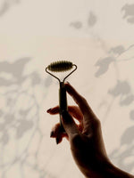 Green Jade Ridged Roller Tools Primally Pure