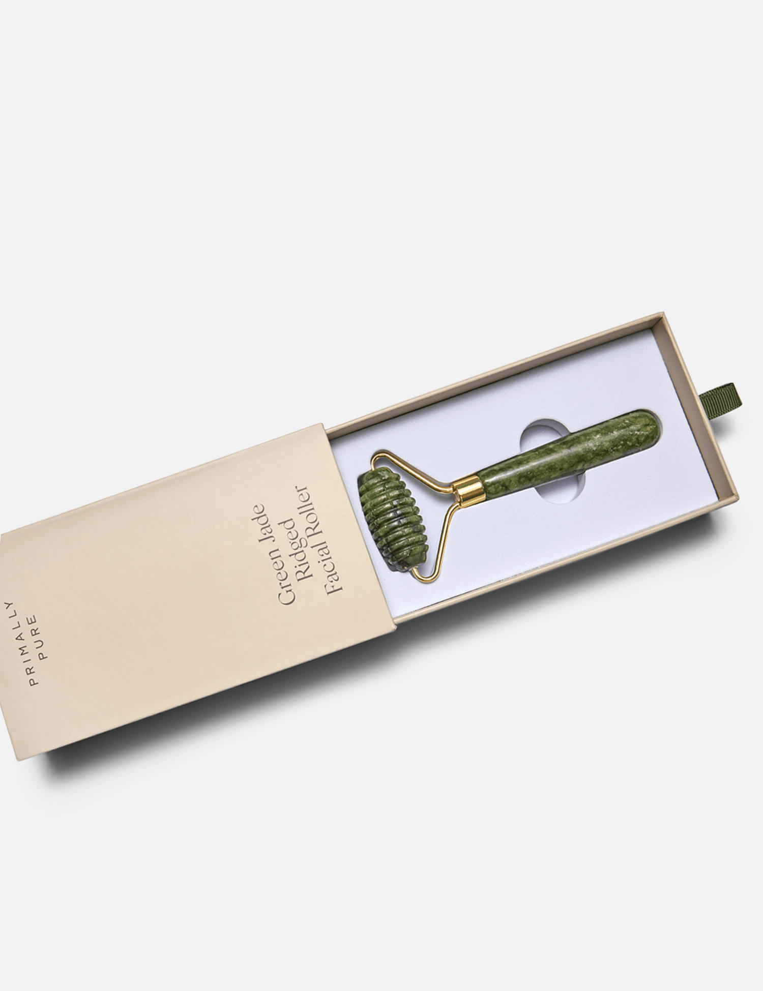 Green Jade Ridged Roller Tools Primally Pure