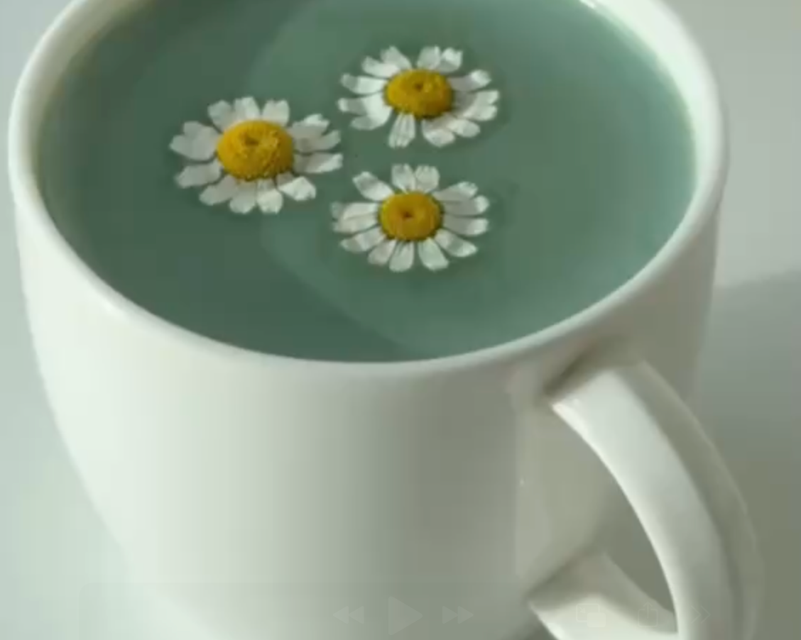 Blue Tansy Latte Recipe