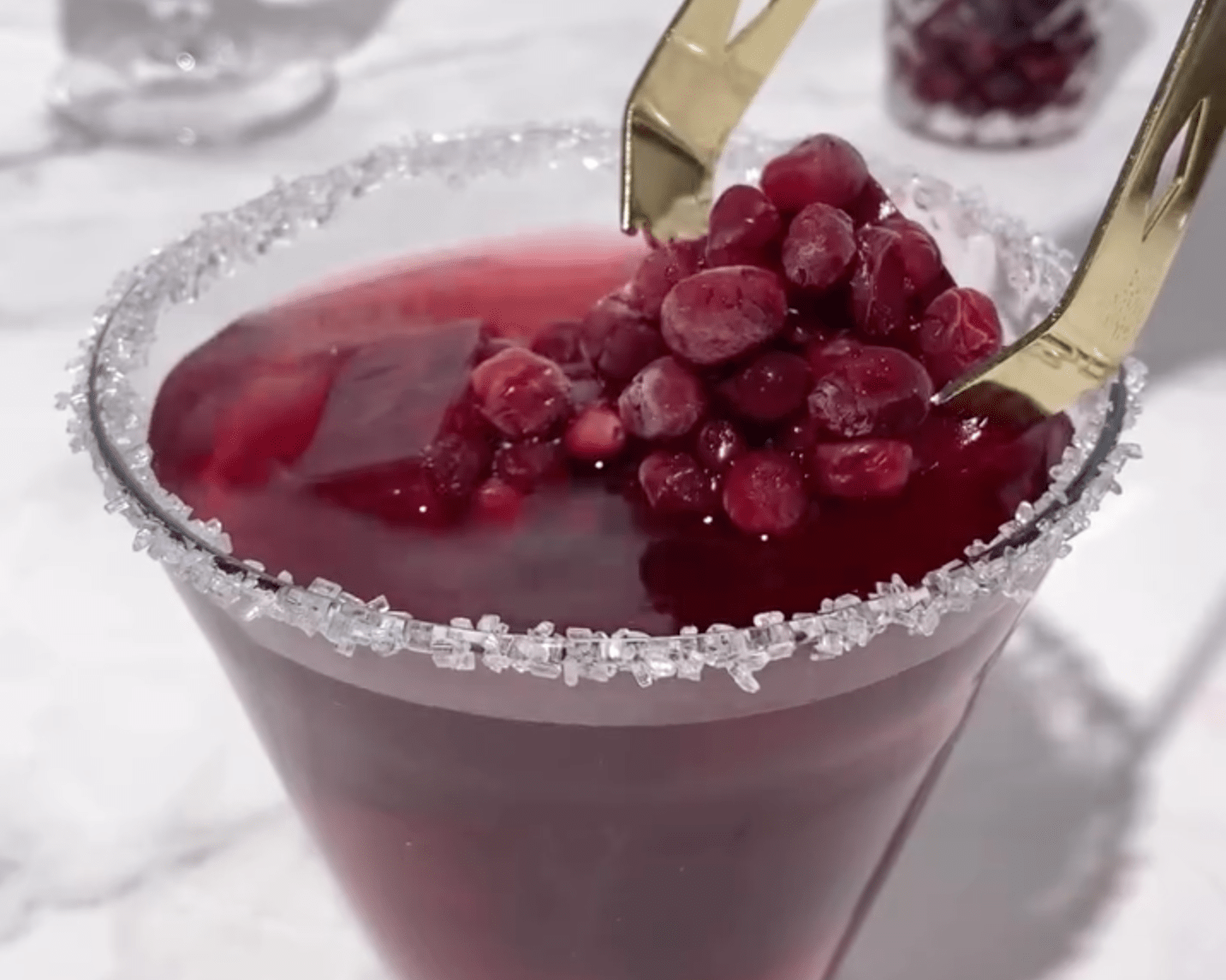New Year’s Eve Pomegranate Martini