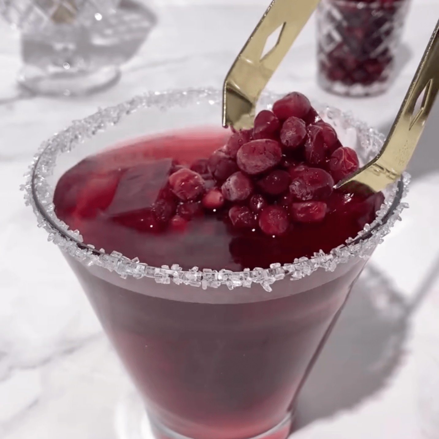 New Year’s Eve Pomegranate Martini