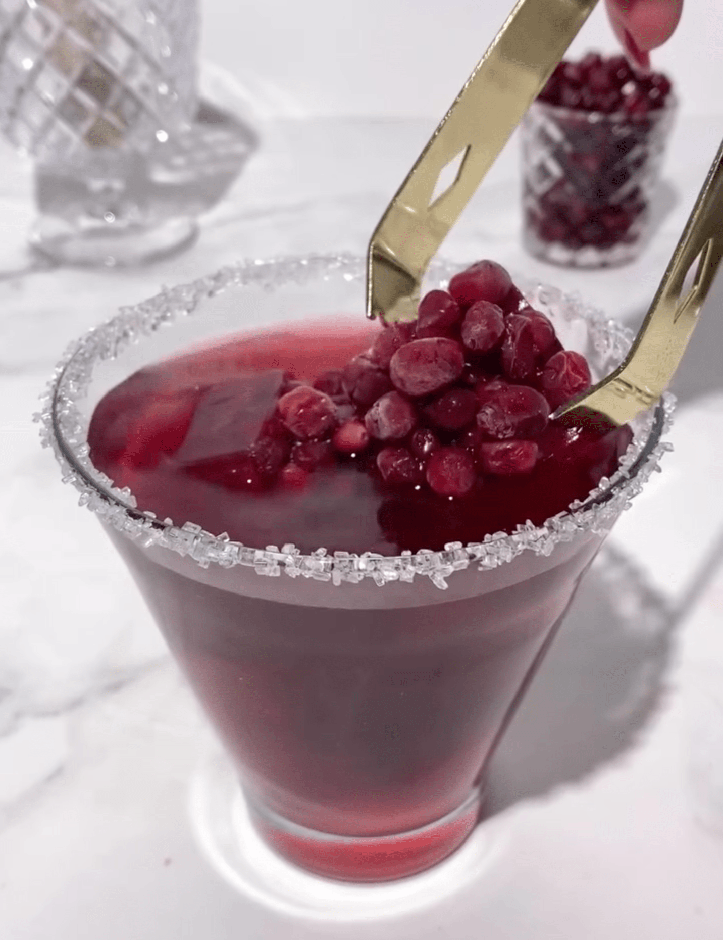 New Year’s Eve Pomegranate Martini