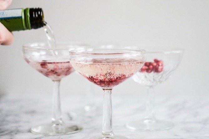 Fed + Fit's Favorite Festive Beverage: Pomegranate Sparklers