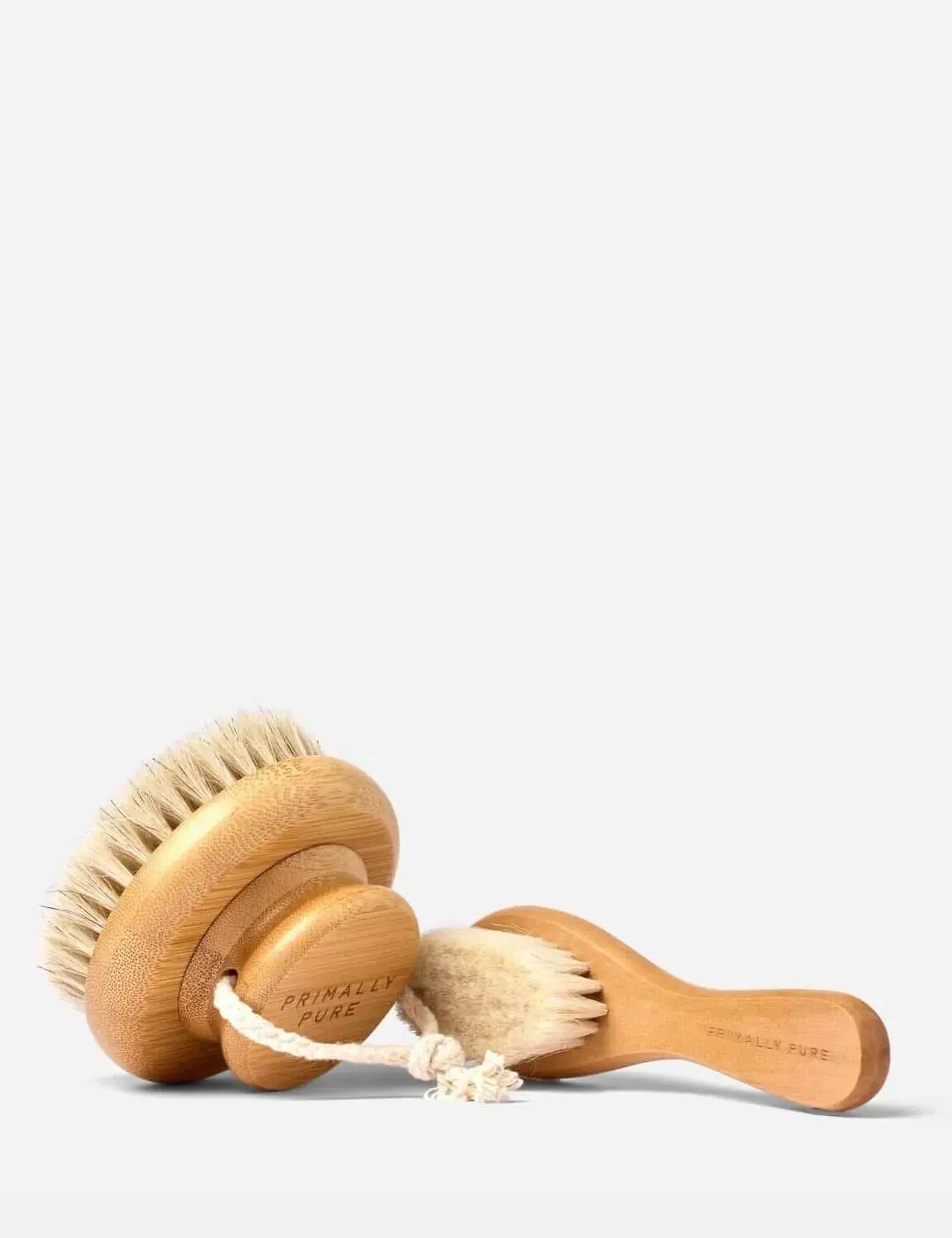 Primally Pure Dry Brush Duo for Face and Body Dry Brushing