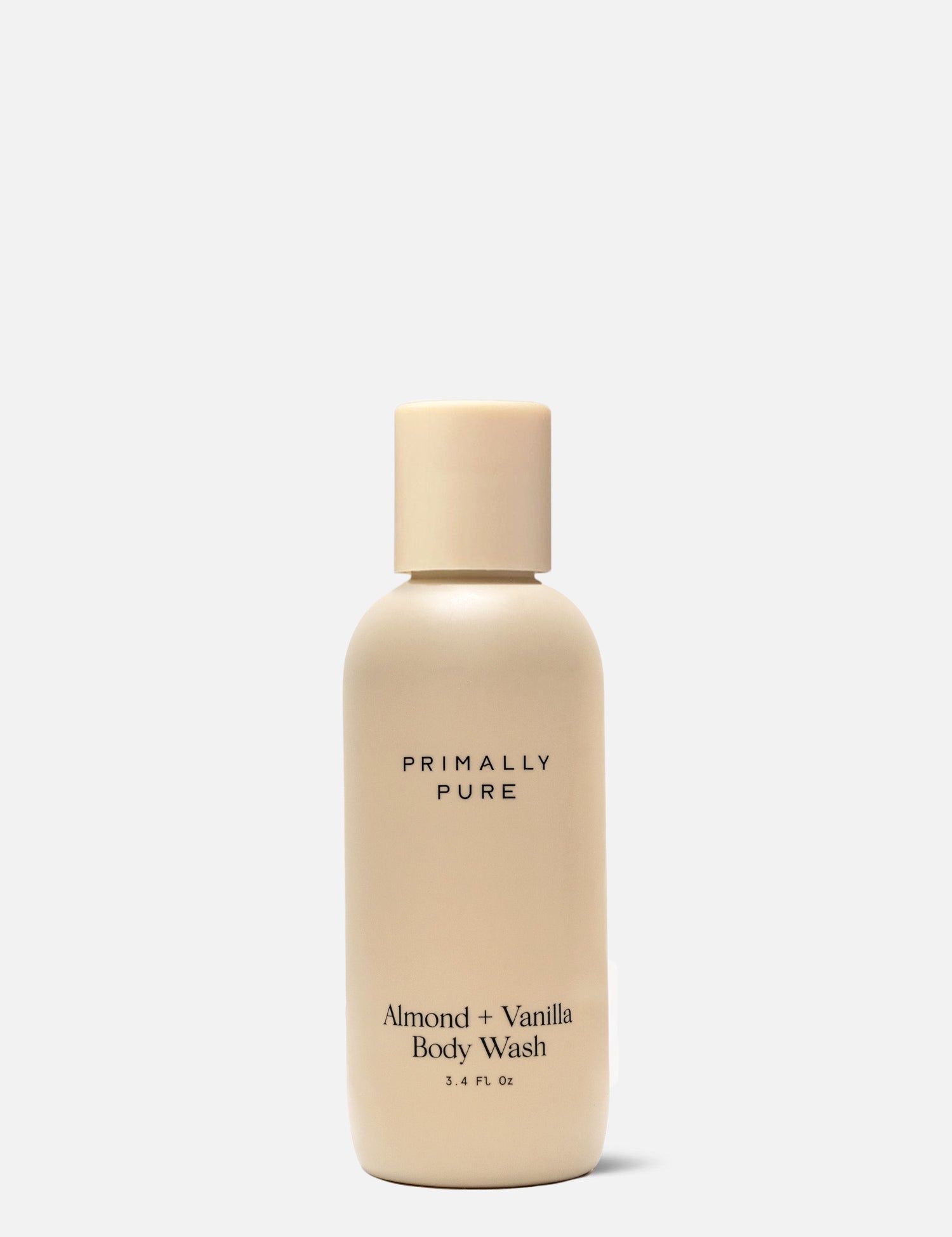 Almond + Vanilla Body Wash Body Wash Primally Pure 3.4 oz Travel Size Body Wash