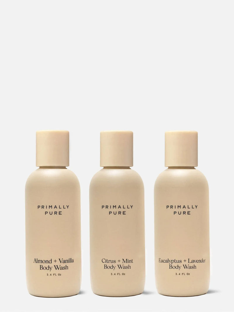 Mini Body Wash Trio Bundle Primally Pure