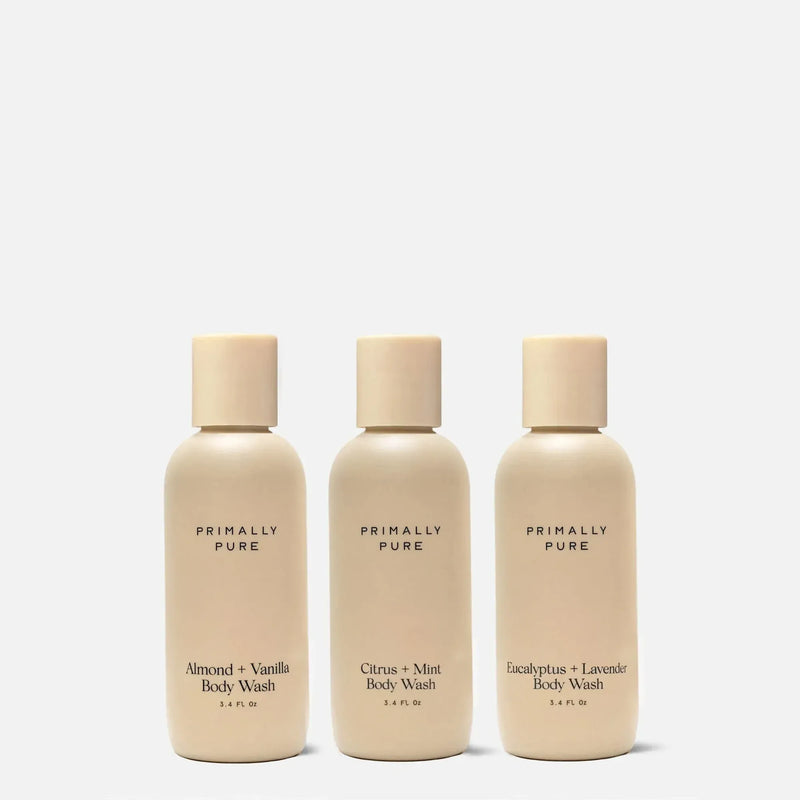 Mini Body Wash Trio Bundle Primally Pure