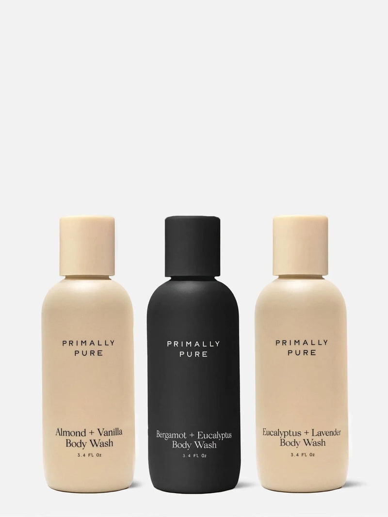 Mini Body Wash Trio Bundle Primally Pure