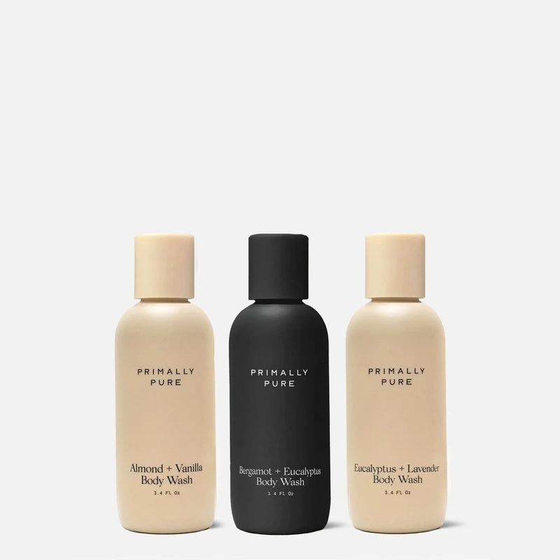 Mini Body Wash Trio Bundle Primally Pure