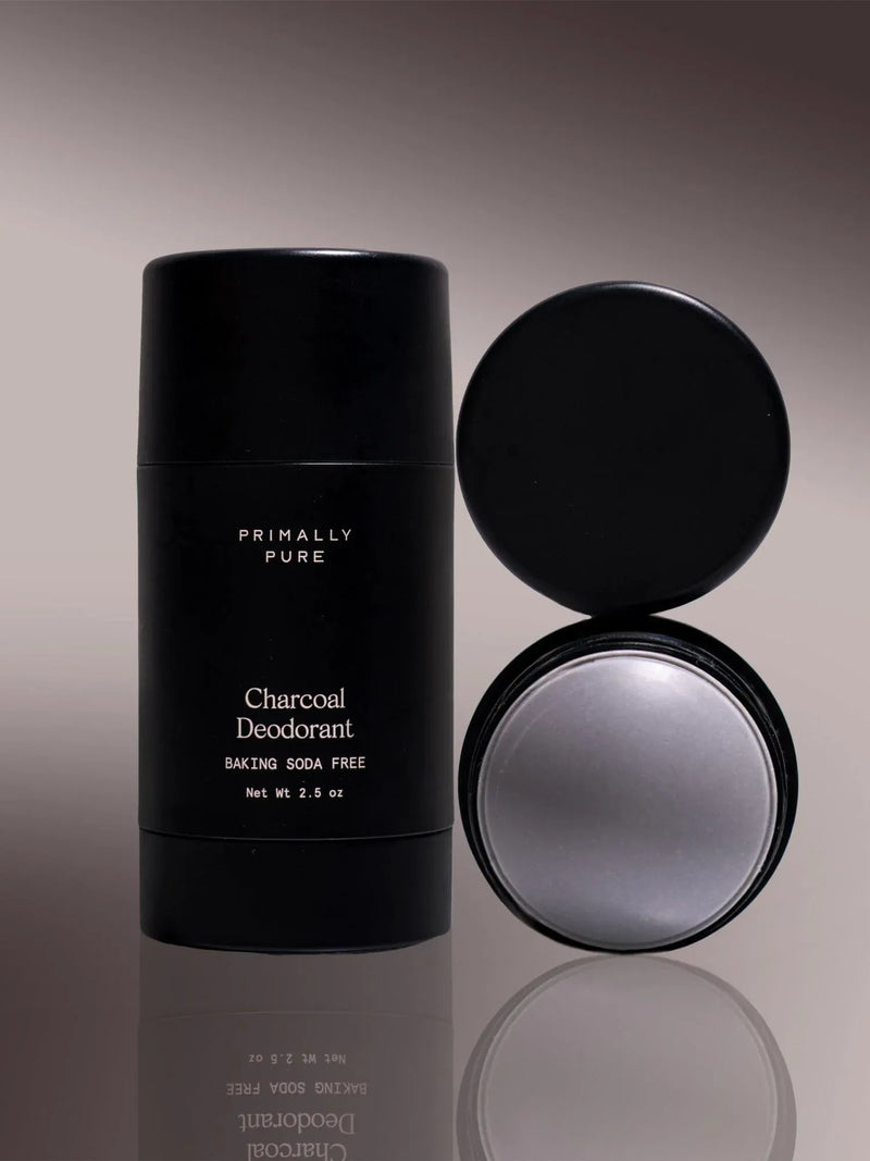 Charcoal Deodorant (Baking Soda Free) Deodorant Primally Pure