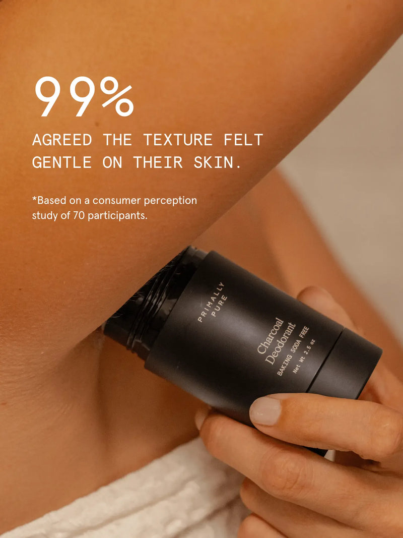 Charcoal Deodorant (Baking Soda Free) Deodorant Primally Pure