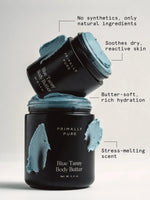 Blue Tansy Body Butter Jars with the Benefits of the Primally Pure Body Butter