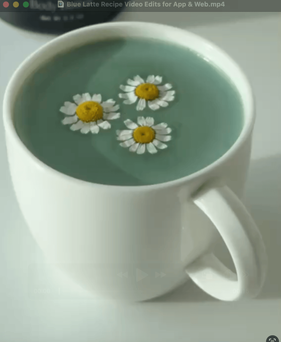Blue Latte Recipe
