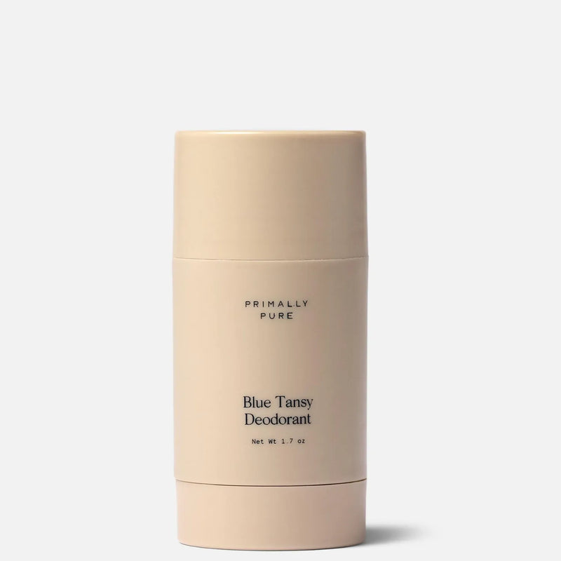 Primally Pure Best-Selling Blue Tansy Deodorant on a white background