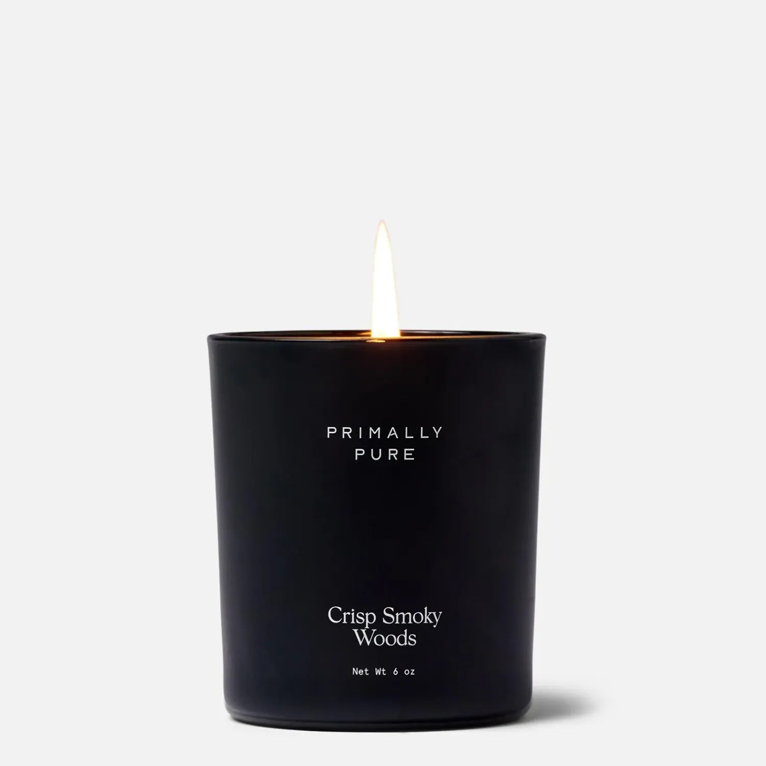 Crisp Smoky Woods Candle Medium Primally Pure Winter Inspired Non-Toxic Candle