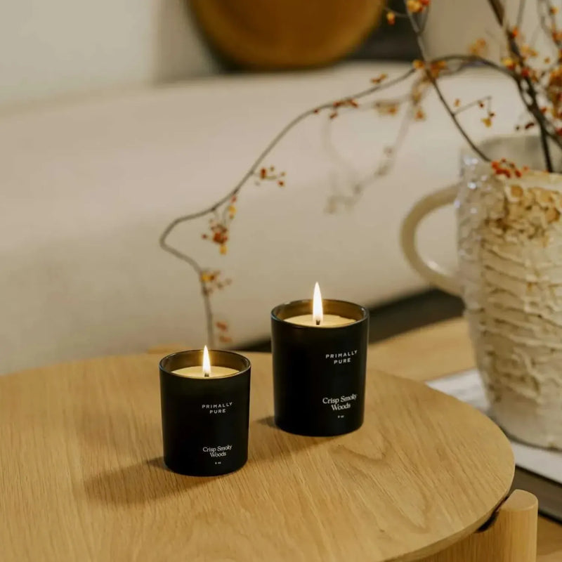 Crisp Smoky Woods Candle