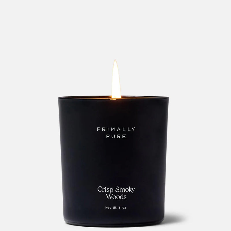 Crisp Smoky Woods Candle
