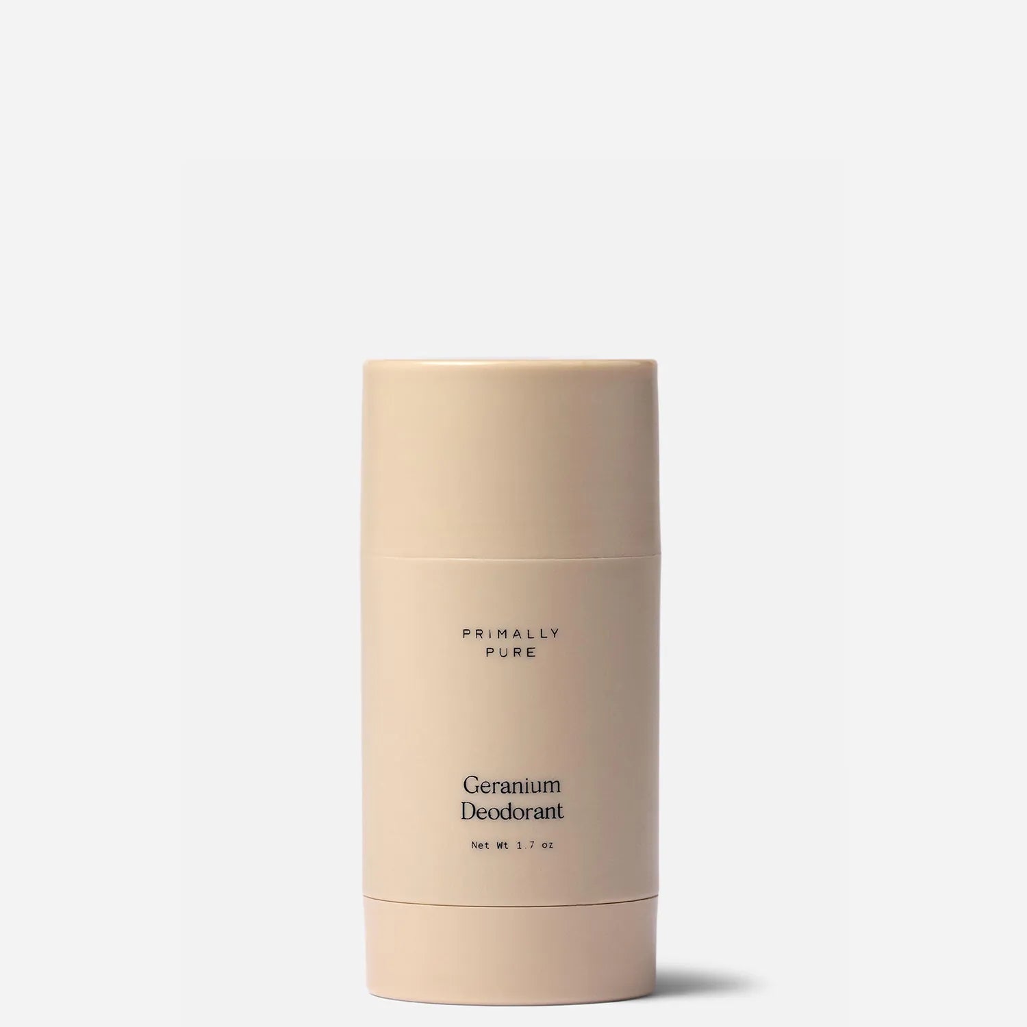 Primally Pure Geranium Deodorant on a white background 1.7oz