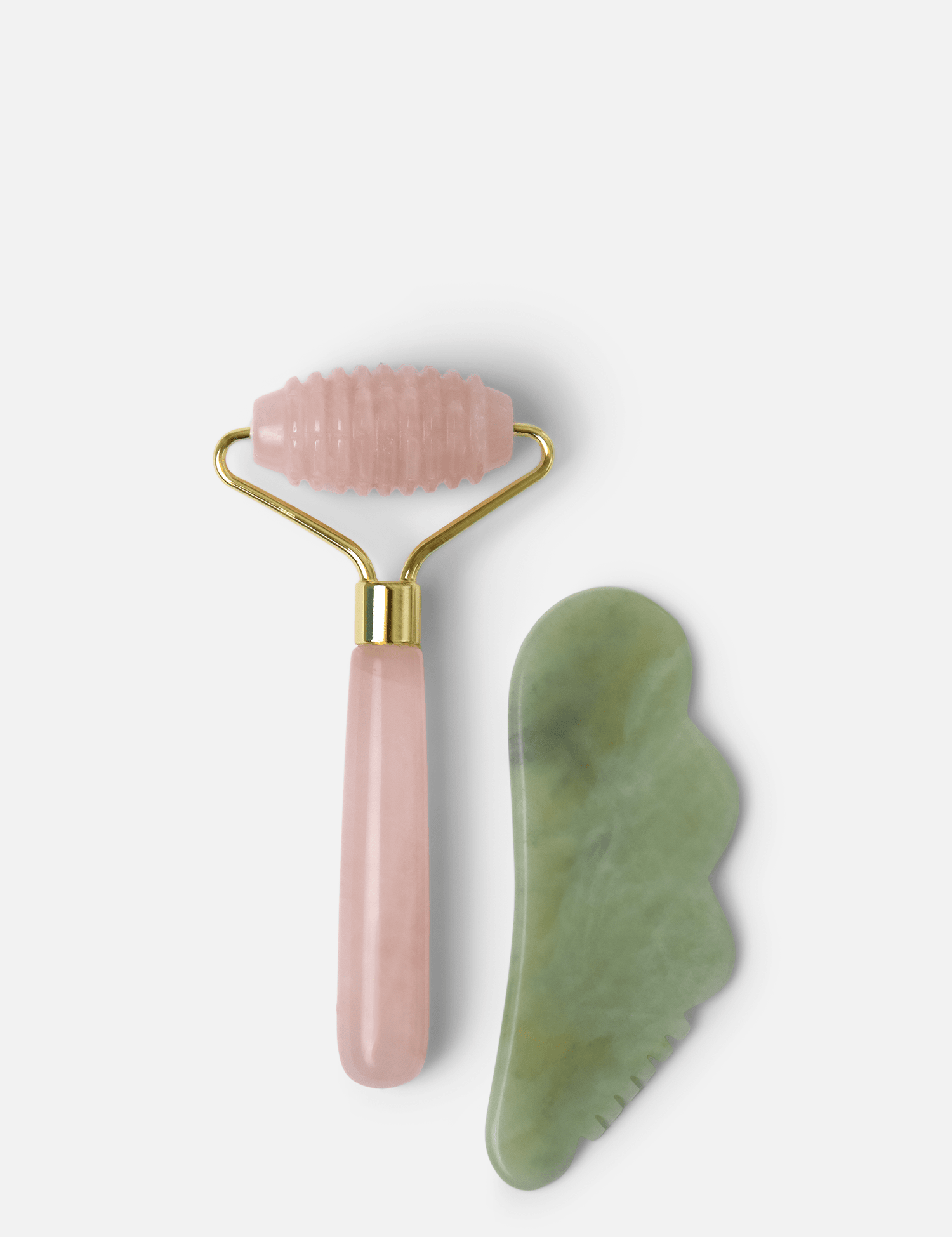 Gua Sha + Ridged Roller Bundle Primally Pure 