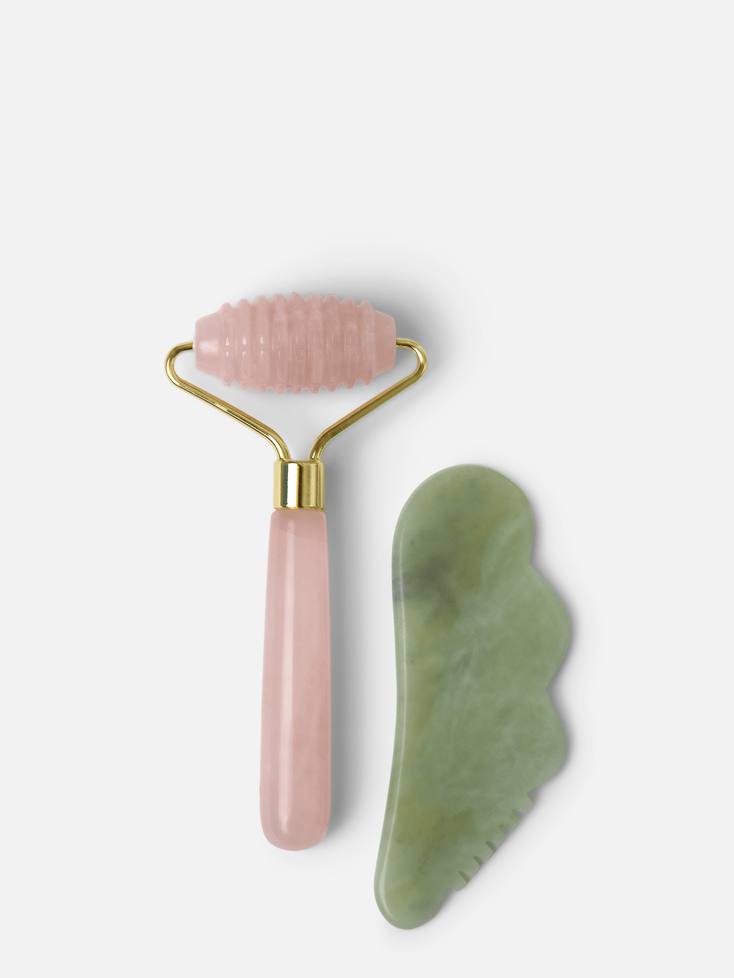 Gua Sha + Ridged Roller Bundle Primally Pure 