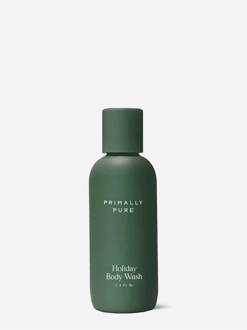 3.4oz Body Wash Primally Pure Holiday