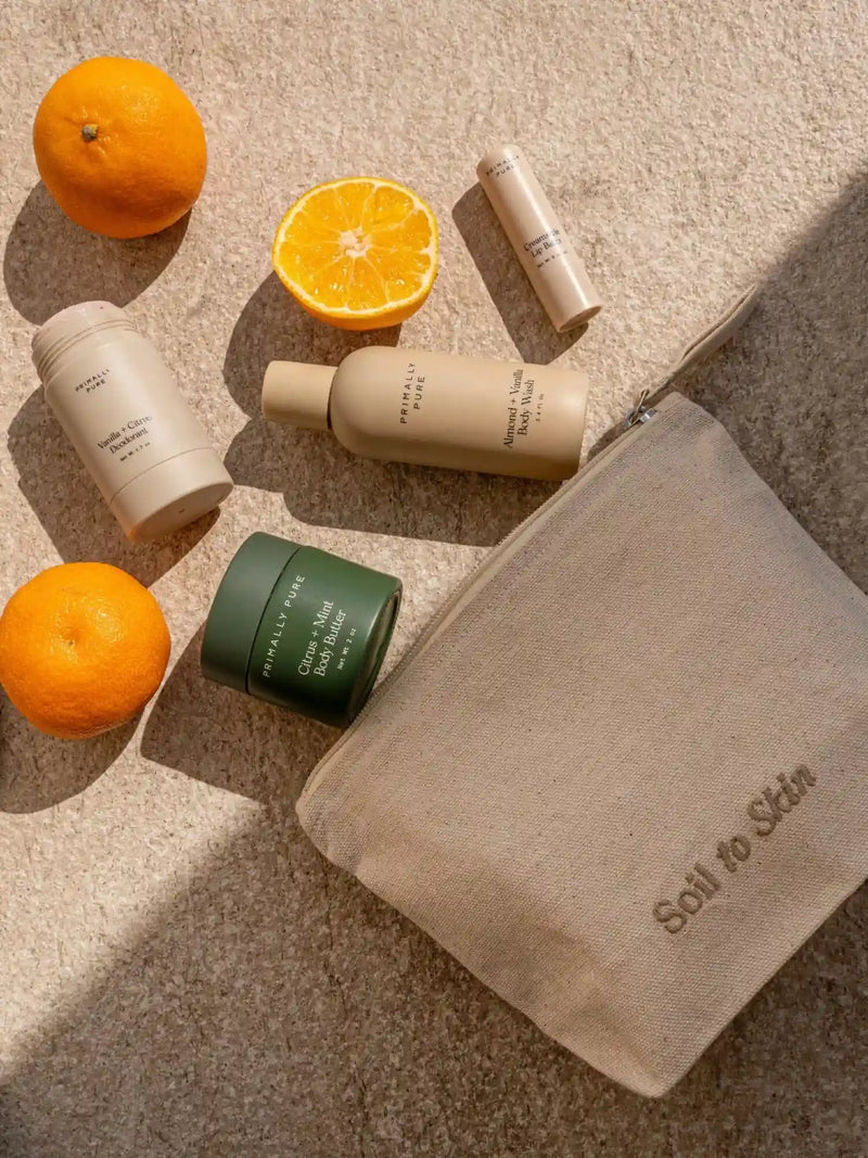 The Jet Set Bundle Primally Pure with Travel Bag in Travel Size products