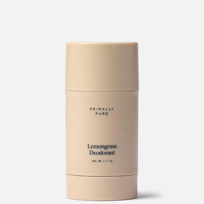 Lemongrass Deodorant Primally Pure - Natural aluminum-free deodorant with tallow - 40,000 5-star reviews