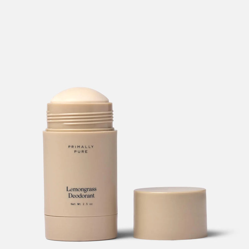 Lemongrass Deodorant Primally Pure - Natural aluminum-free deodorant with tallow - 40,000 5-star reviews