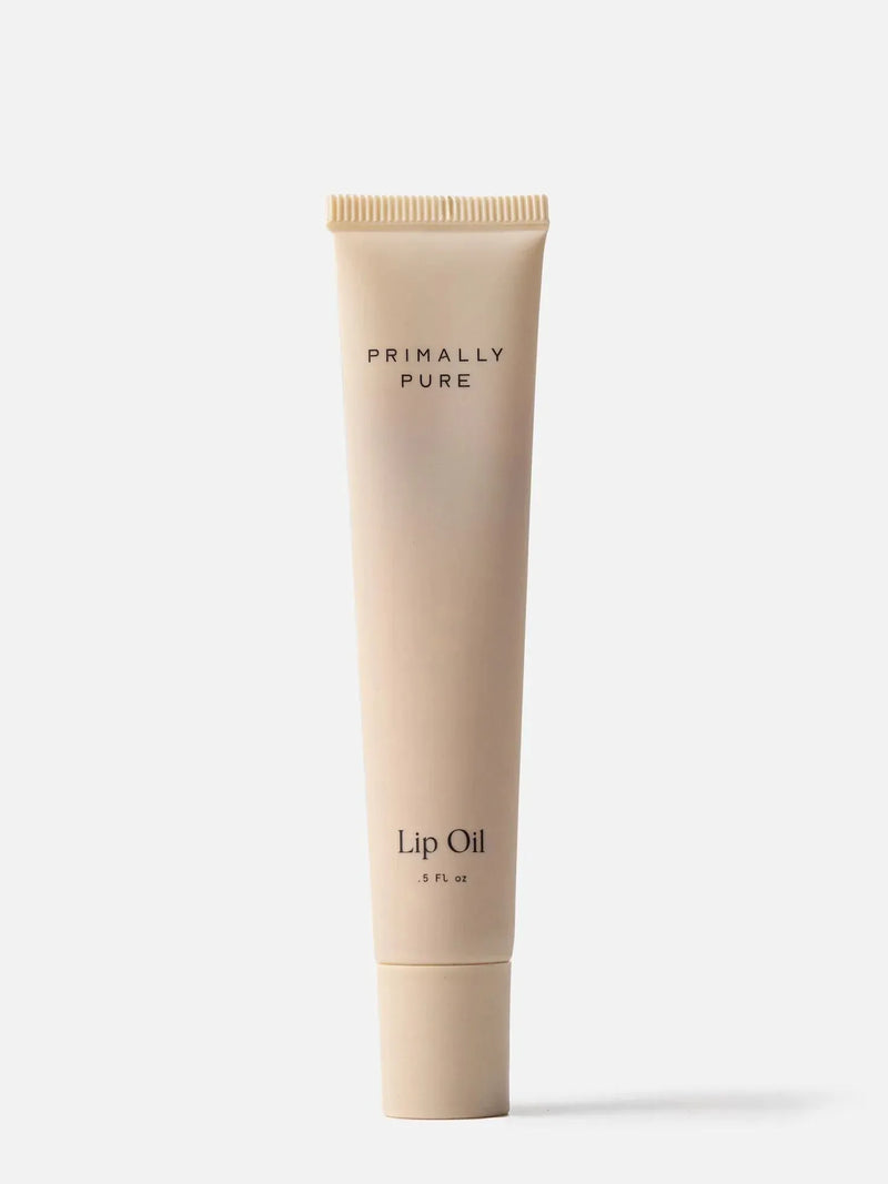 Primally Pure Lip Oil on white background