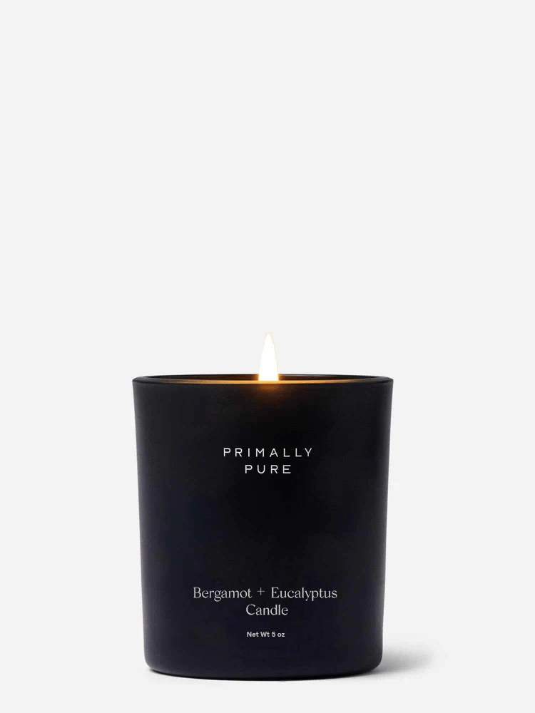 Bergamot + Eucalyptus Candle Candle primally pure 