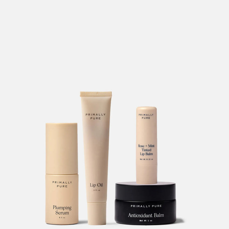 Radiance Ritual Mother's Day Bundle Non-Toxic Skincare Bundle with Lip Care and Skincare by Primally Pure