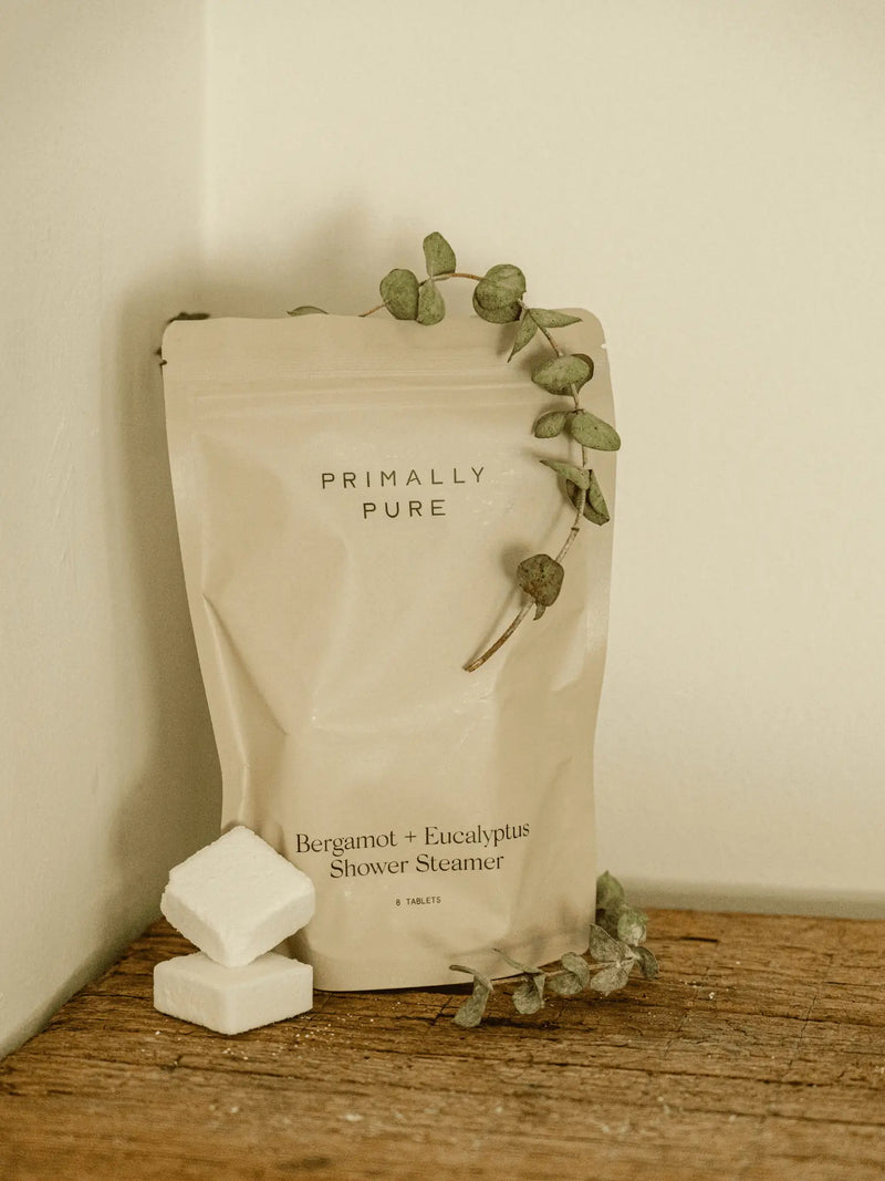 Bergamot + Eucalyptus Shower Steamer Shower Steamer Primally Pure
