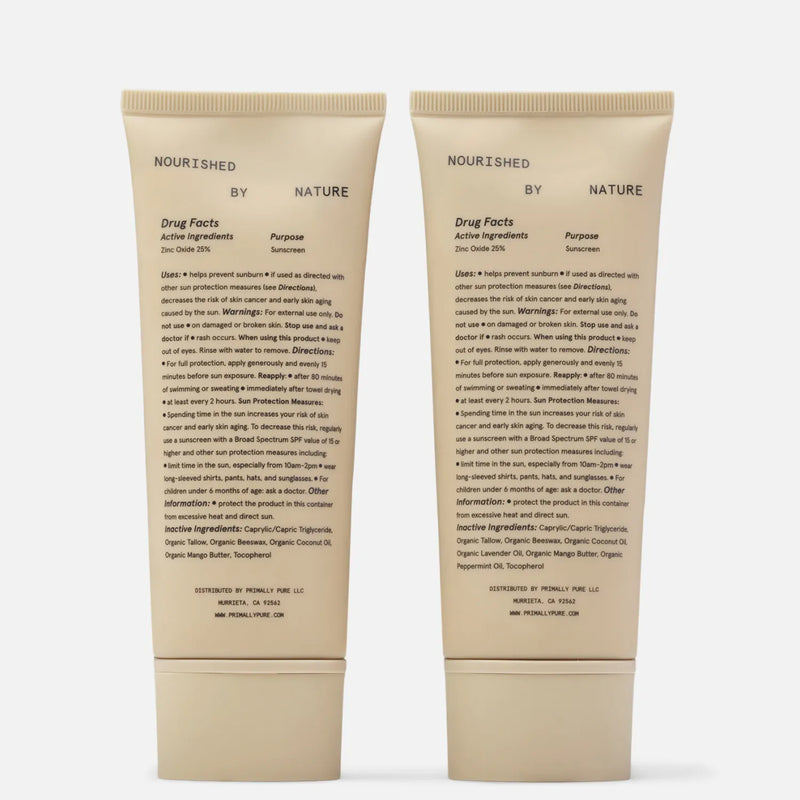 Sun Cream SPF 30 Sunscreen Primally Pure