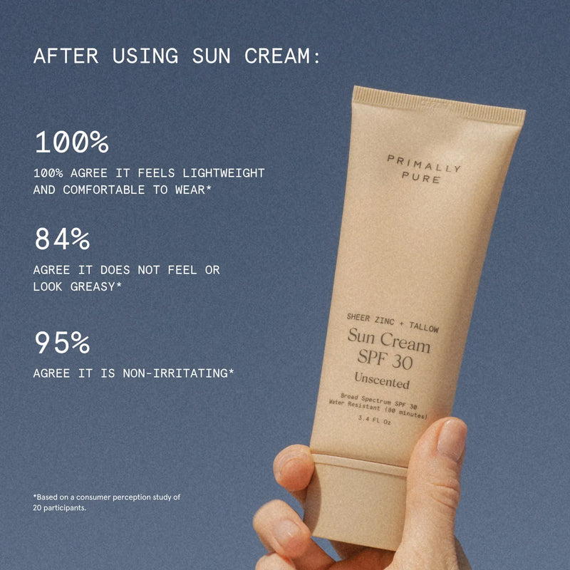 Sun Cream SPF 30 Sunscreen Primally Pure