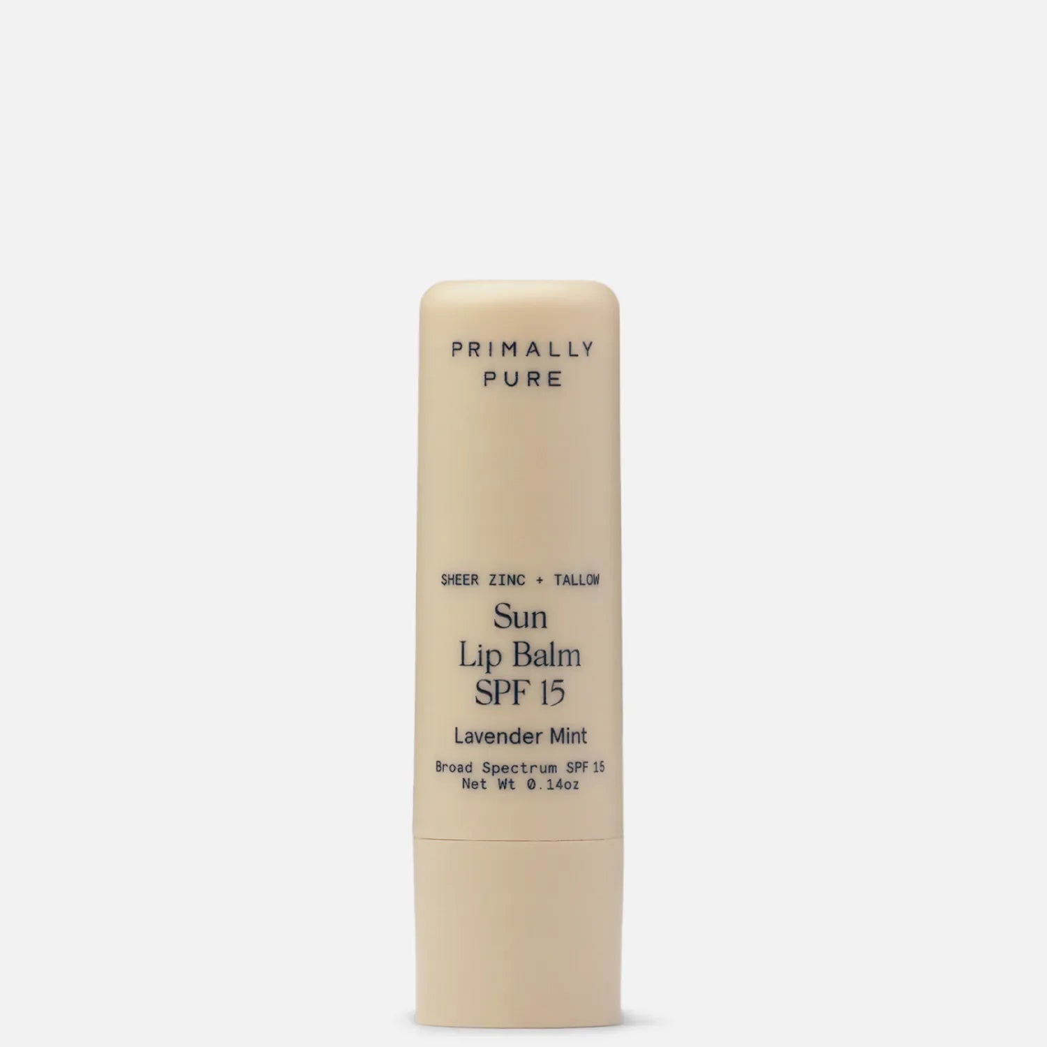 Sun Lip Balm SPF 15 Lavender Mint Lip Sunscreen Primally Pure - Beef tallow sunscreen