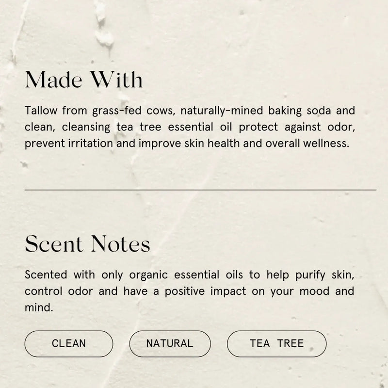 Tea Tree Deodorant Deodorant Primally Pure