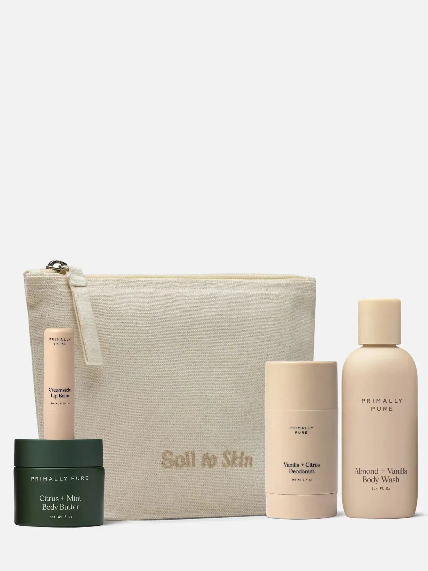 The Jet Set | Travel Size Skincare Essentials | Primally Pure