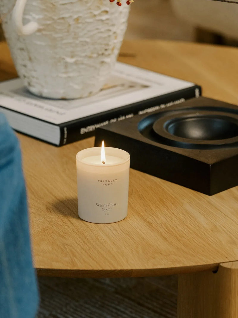 Warm Citrus Spice Candle Autumn Primally Pure