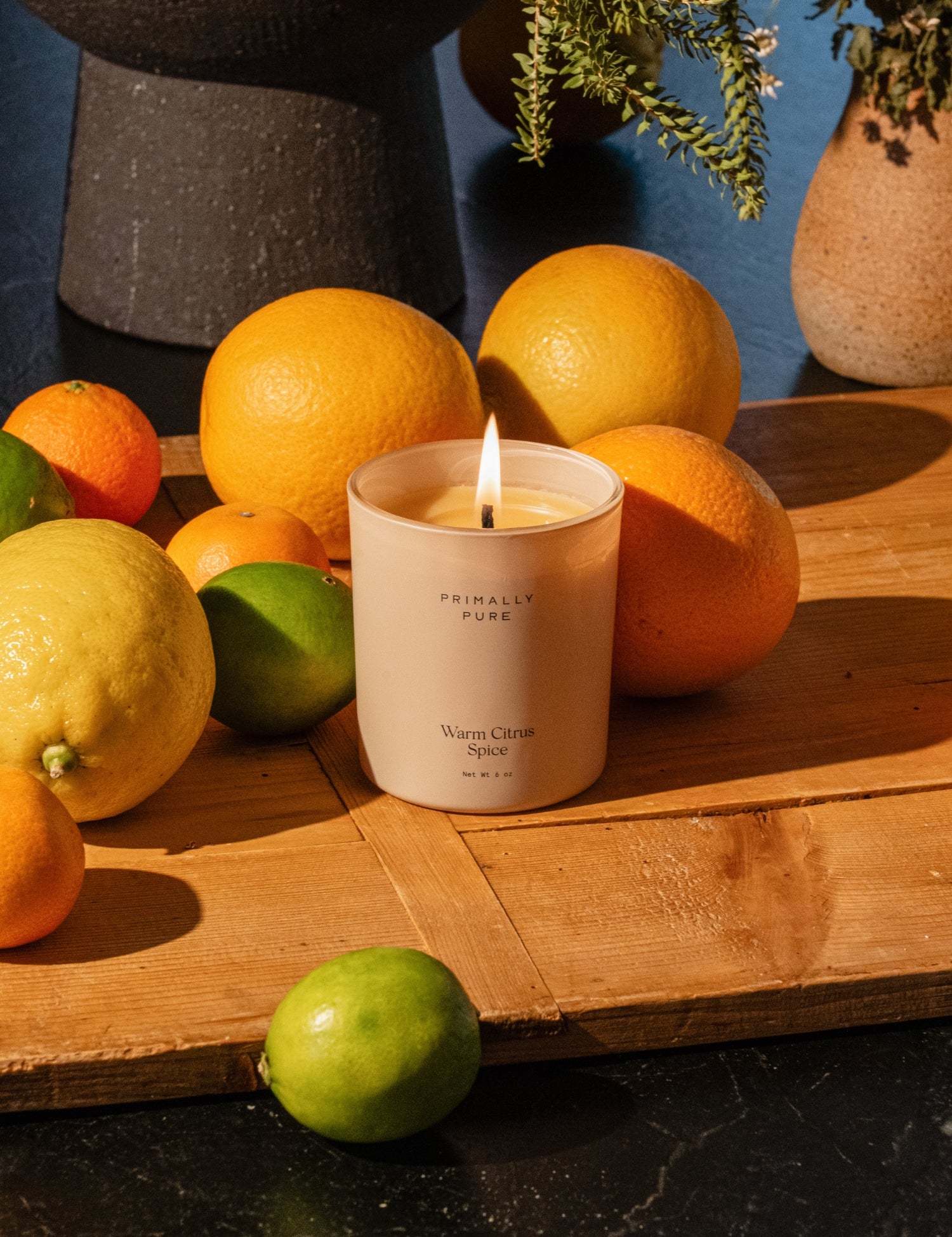 Primally Pure Beeswax Candle - Non-Toxic Candle 