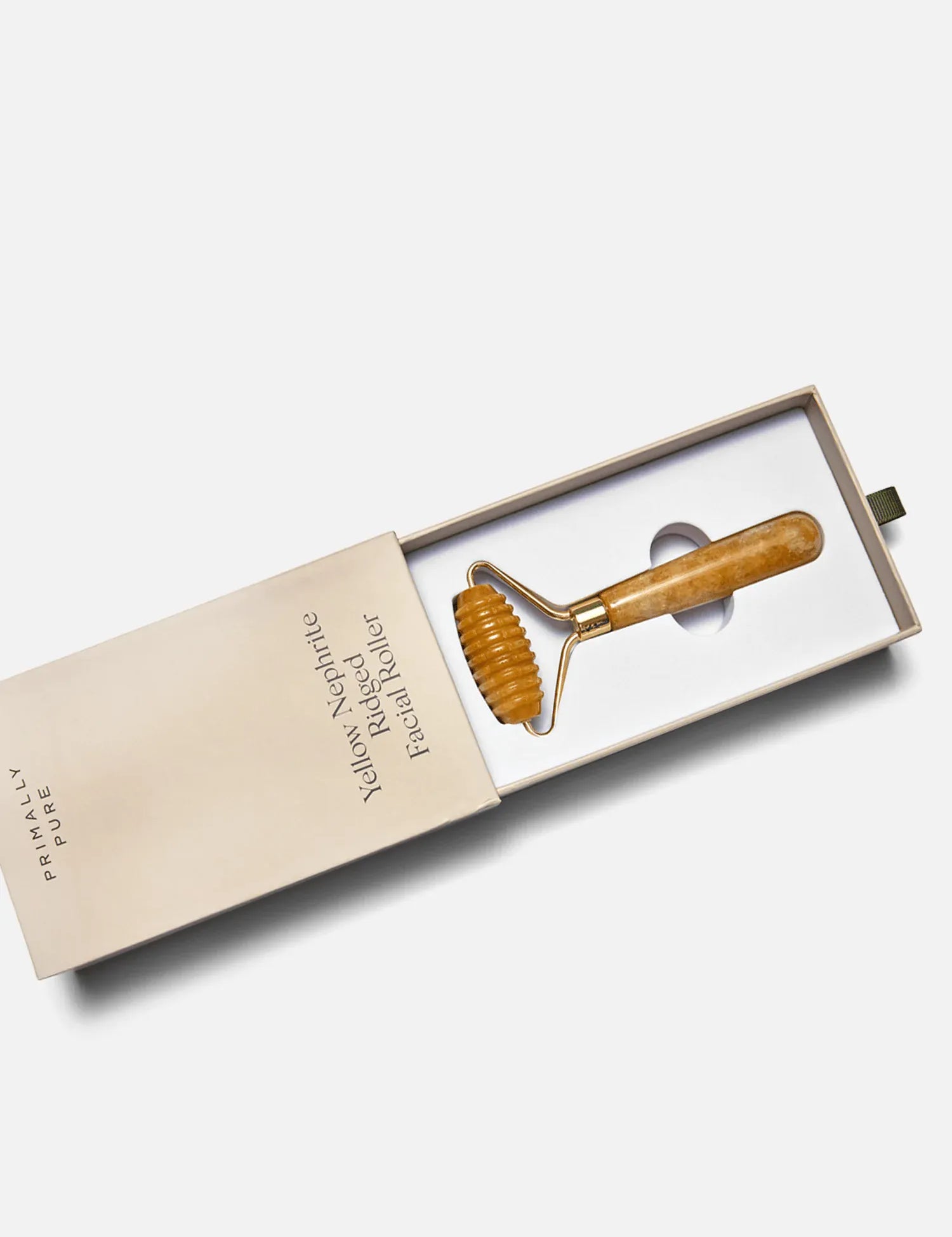 Yellow Nephrite Ridged Roller Tools Primally Pure